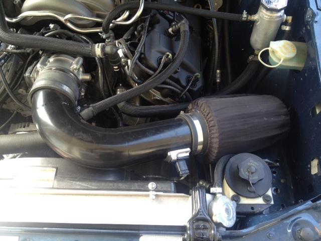 Mustang 5.0 coyote swap cold air intake 3.5" with s&b filter no tuning required!
