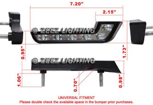 M.Benz Style LED Daytime Running Light DRL Daylight Kit Fog Day Lamp Ford 90-99, US $29.99, image 6