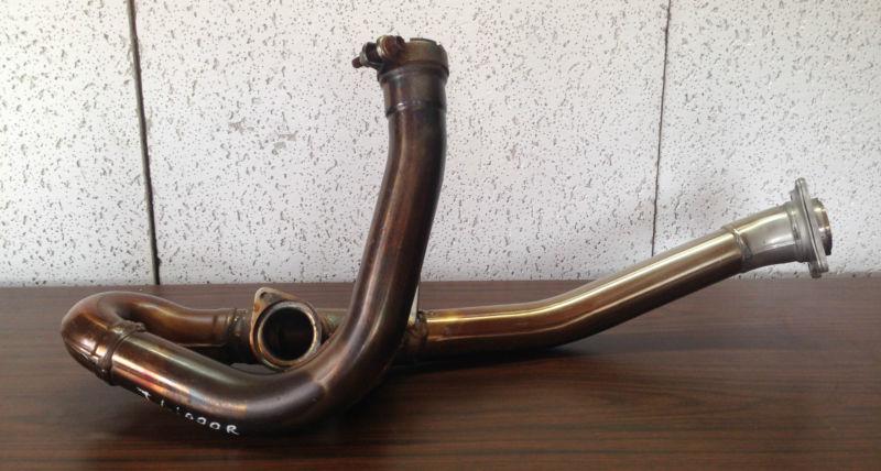 1998-2002 oem suzuki tl1000r factory header rear downpipe exhaust