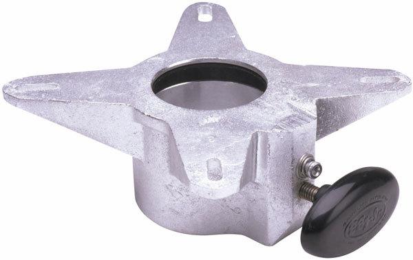 Garelick anodized spider top swivel - fits 2-7/8''d 99023:02