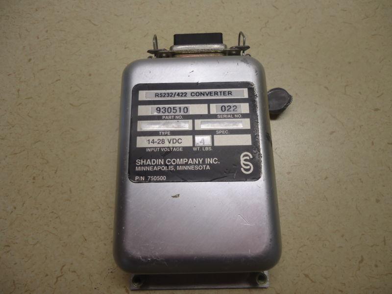 Shadin 930510 rs232/422 converter- used avionics