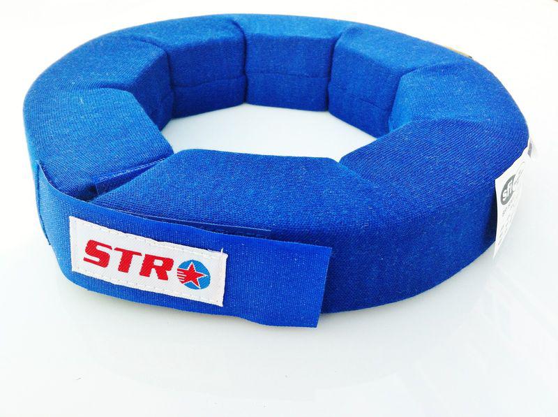 Neck brace blue sfi approved size small-medium ,race rally autograss,mini stox