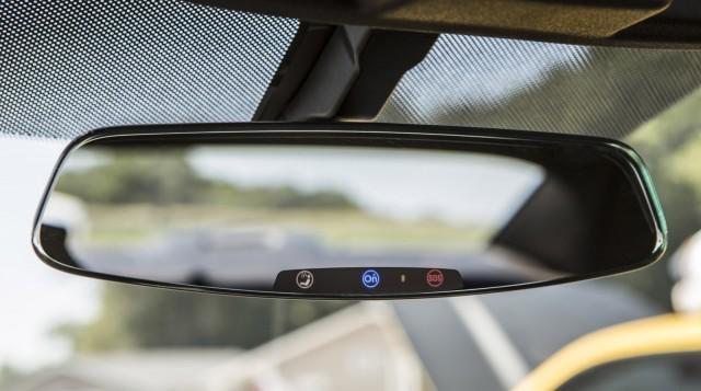 2013 2014 chevy camaro zl1/ss/rt factory frameless onstar rear view mirror oem