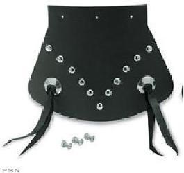  mud flaps studded w/ conchos  10 1/2" w x 8" h  harley motorcycle
