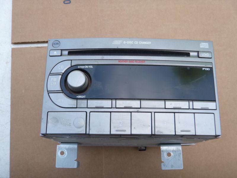 2004 - 2006  subaru forester / baja am fm weather 6 cd player oem