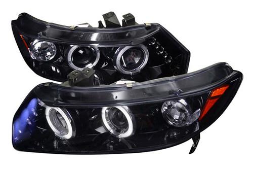 Spec-d 2lhpcv062gtm - honda civic dual halo projector headlights 2 pcs w leds