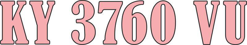 Two color boat pwc registration numbers bernard boat license,wave runner,see doo