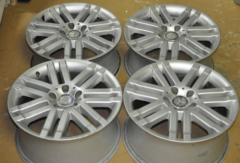 Set of four mercedes benz c-class c300 2009 17" oem rims!!!