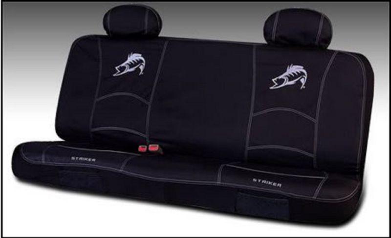 Striker fishing seat covers for truck straight bench seats - vsc5401 - black