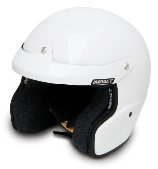 Impact racing 15099609 velocity helmet x-large white sa2010