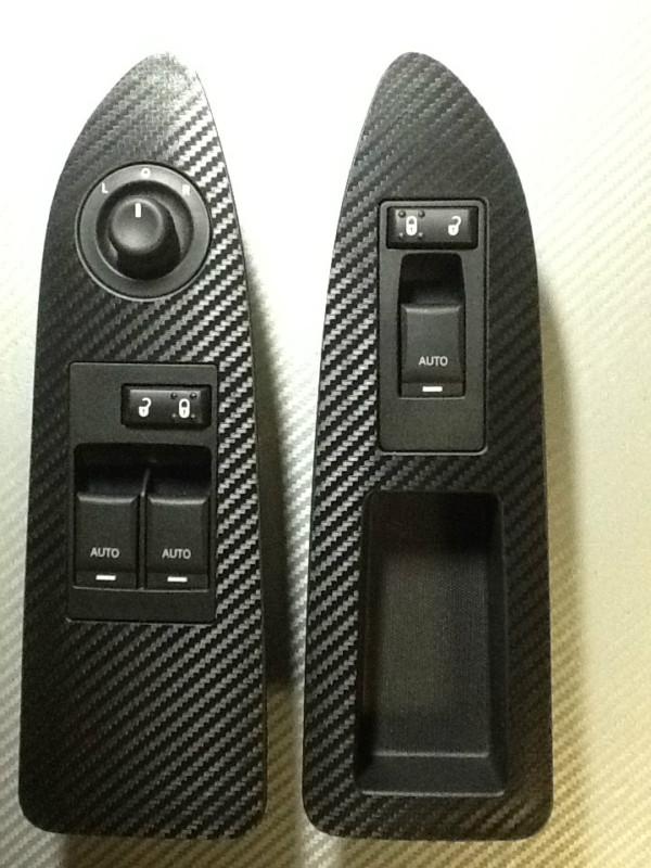 Purchase Dodge Challenger Power Window Switch Panel Carbon Fiber Look