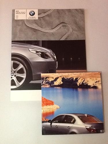 Bmw 5 series quick reference guide and dvd