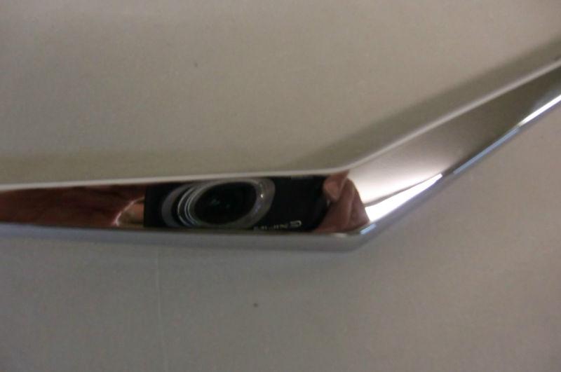 1959 CHEVY IMPALA BELAIR HOOD VEE V EMBLEM TRIM MOLDING BADGE CHROME FRONT , US $99.95, image 2