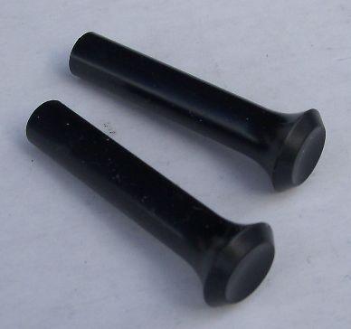 Mopar black door lock knobs new pair