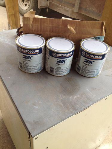 Ici nexa autocolor 2k fancy european automotive paint p420-952 fast blue lot 3l