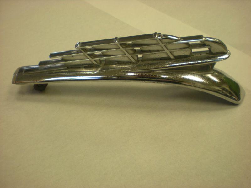 1949 49 plymouth sailing ship hood nose ornament chrome trim molding 1298931