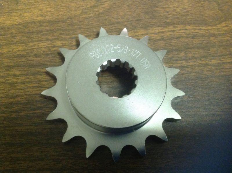 Kz1000 busa gsxr1000 gs1100 5/8 17 tooth 530 big tire offset sprocket dragbike