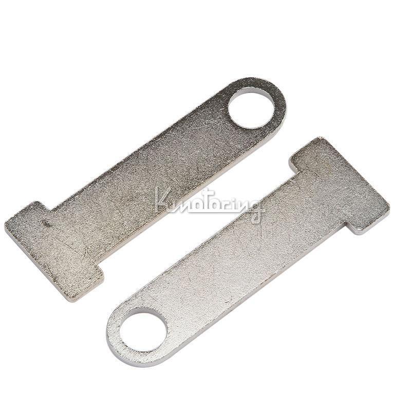 Pair motorbike biker scooter helmet strap d-ring steel lock extensions new