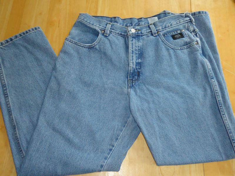 Genuine *harley davidson*  denim  jeans  { womens sz 14p }  *excellent-perfect*