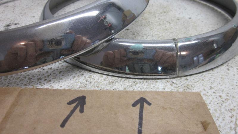 MG Midget headlight trim rings, US $10.00, image 2