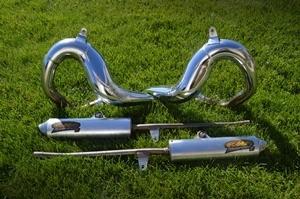 Yamaha banshee fmf gnarly pipes and silencers 