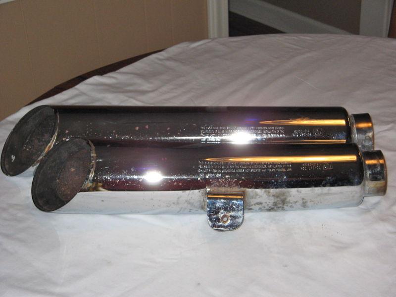 Harley muffler set, used, good condition, 65152-01a and 65153-01a
