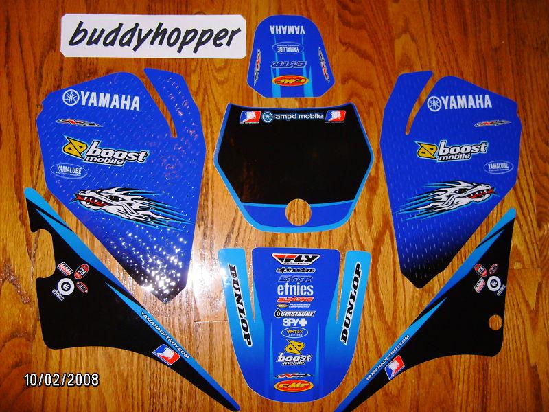  nstyle team  yamaha pw 80 troy racing 5th dragon graphics decals kit pw80 89-13