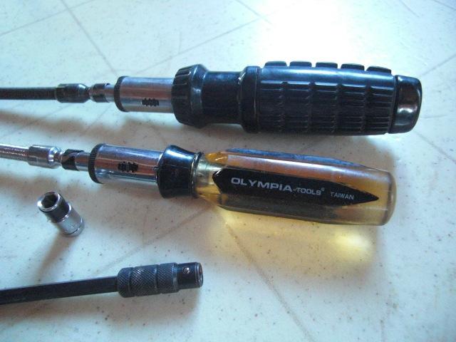 Olympia Flexible Shaft Nut Ratchet Drivers 1/4