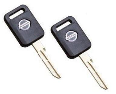 2x uncut blank key shell case for 350z frontier maxima sentra