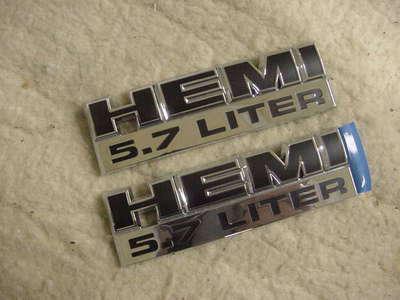 Dodge late model hemi 5.7 emblems