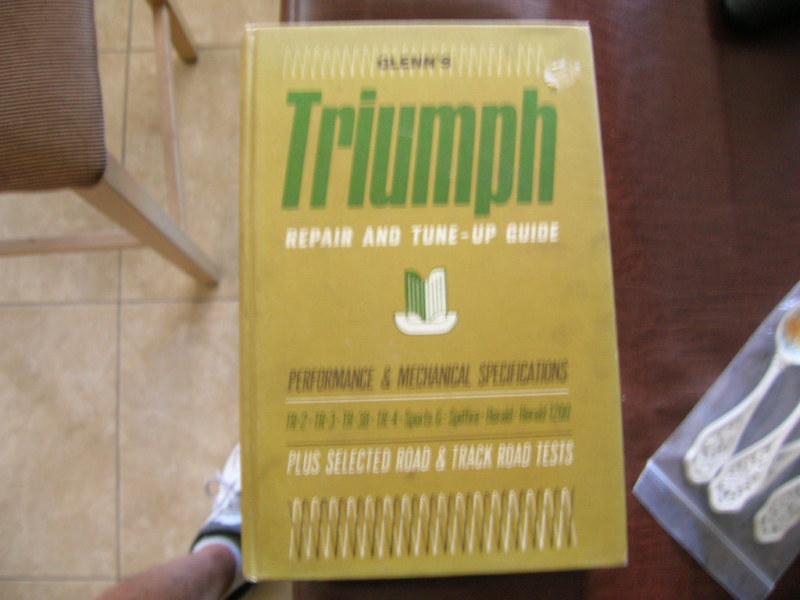 Vintage 1965 triumph autombile(s) glenn's repair and tune up guide glenns