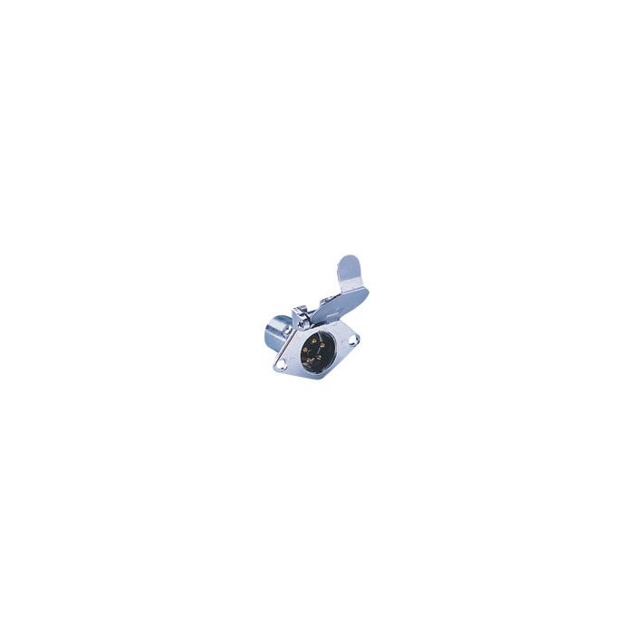 Tap 5-pole round car end trailer connector #48365