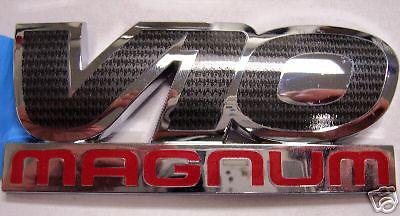 Dodge v10 magnum nameplate new oem factory stick on 55077330ab emblem
