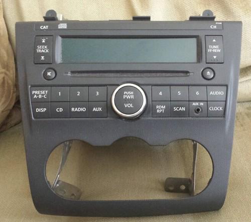 07 nissan altima factory cd radio 