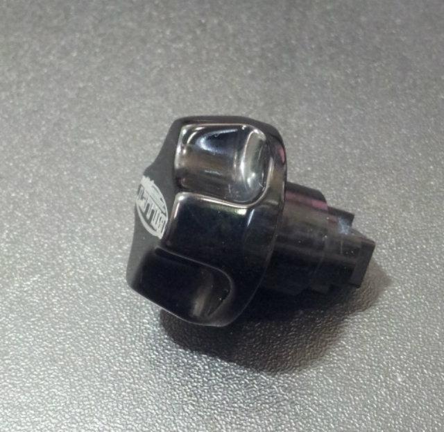 Yamaha rhino 660 700 billet equipped glove box knob - black