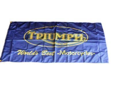 Triumph banner flag sign 4x2ft premium!
