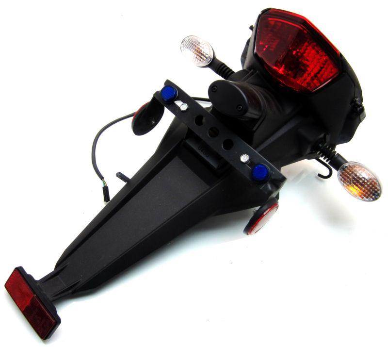 08 09 10 11 12 ninja 250 ex250 ex-250 rear fender tag bracket & blinkers
