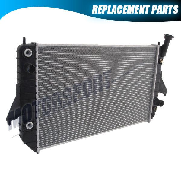 98-05 chevrolet astro/gmc safari van v6 4.3l auto 1 row cooling radiator w/ eoc