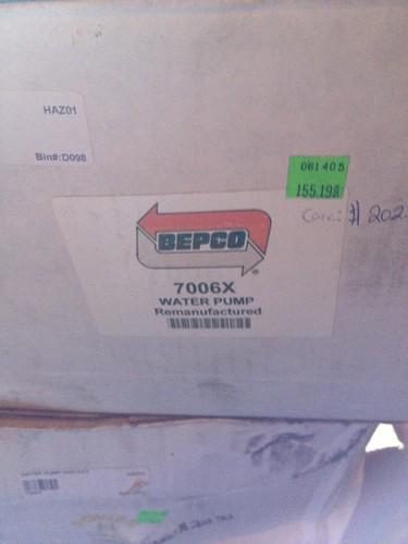 Water pump #7006x for caterpillar engine 3406b