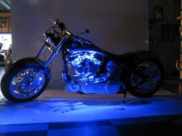 Orange led neon body kit harley/ yamaha /any bike