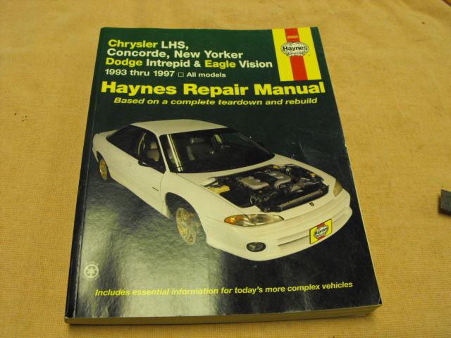 1993-1997 chrysler lhs, concorde, new yorker, dodge intrepid , repair manual