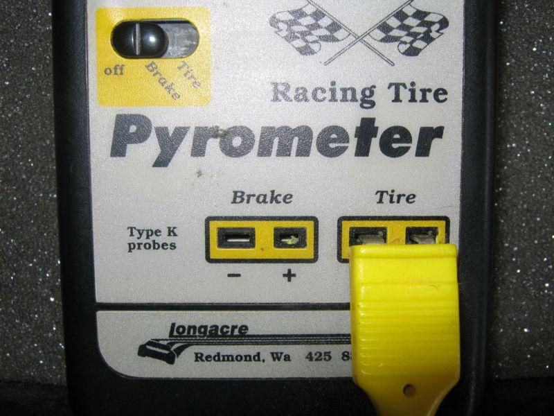 Tire or brake pyrometer with bonus tire gauge in case!!