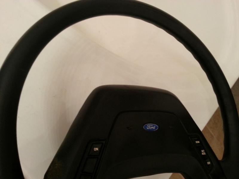 Buy 1988 Ford F150 OEM Steering Wheel w Cruise Horn Pad Fat Grip Great