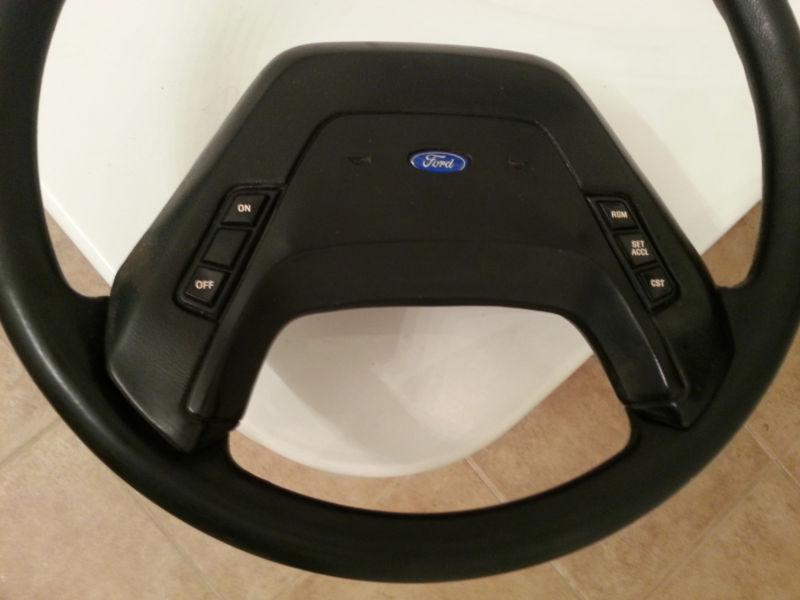 1988 Ford F150 OEM Steering Wheel w Cruise Horn Pad Fat Grip Great Condition , US $59.00, image 6