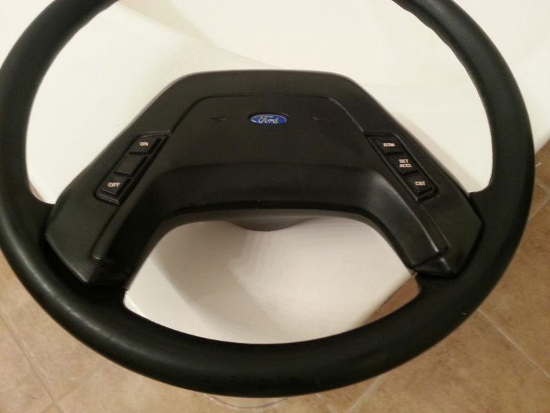 1988 Ford F150 OEM Steering Wheel w Cruise Horn Pad Fat Grip Great Condition , US $59.00, image 8