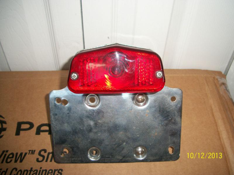 Harley davidson buell side mount license plate mount & tail light