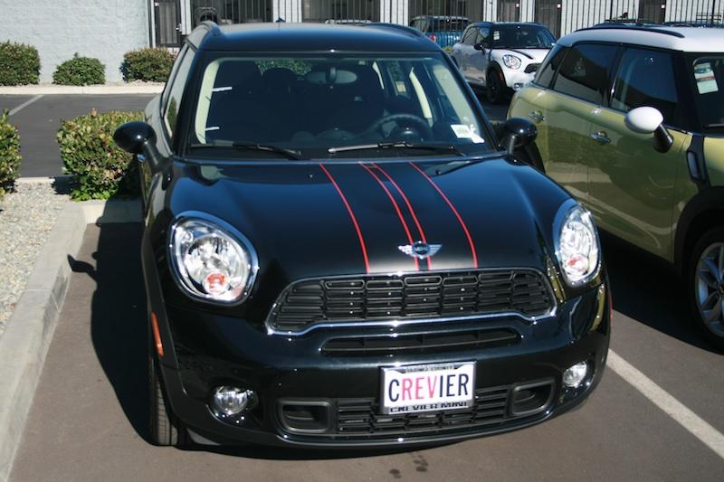 Mini countryman two tone sport stripes  