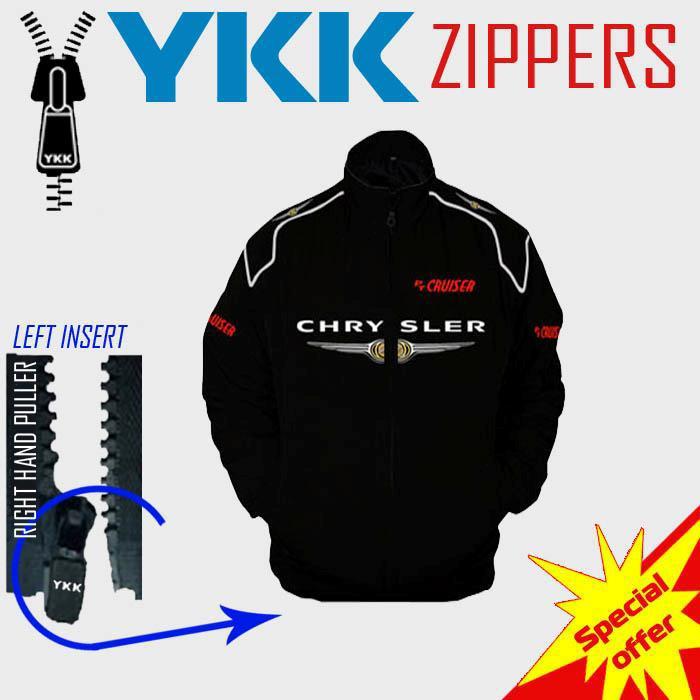 Chrysler pt cruiser racing jacket coat rally black all youth/adult sizes ykk zip