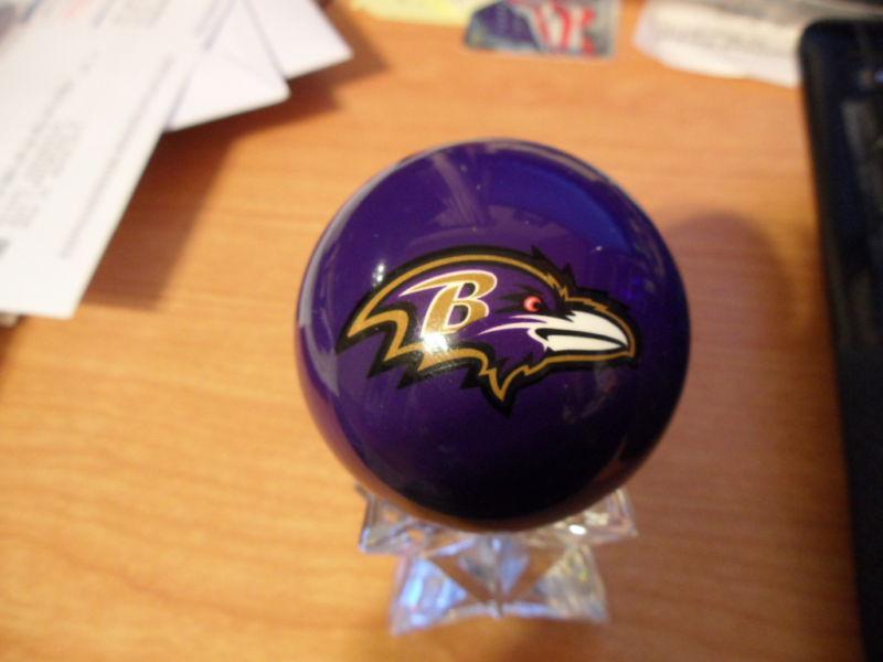 Baltimore ravens purple pool ball shifter knob jeep wrangler jk 2008 to 2013