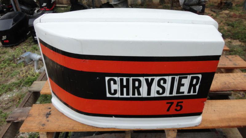 Used engine cover  assembly #fa549944 1982 chrysler 75 hp model 758h2d